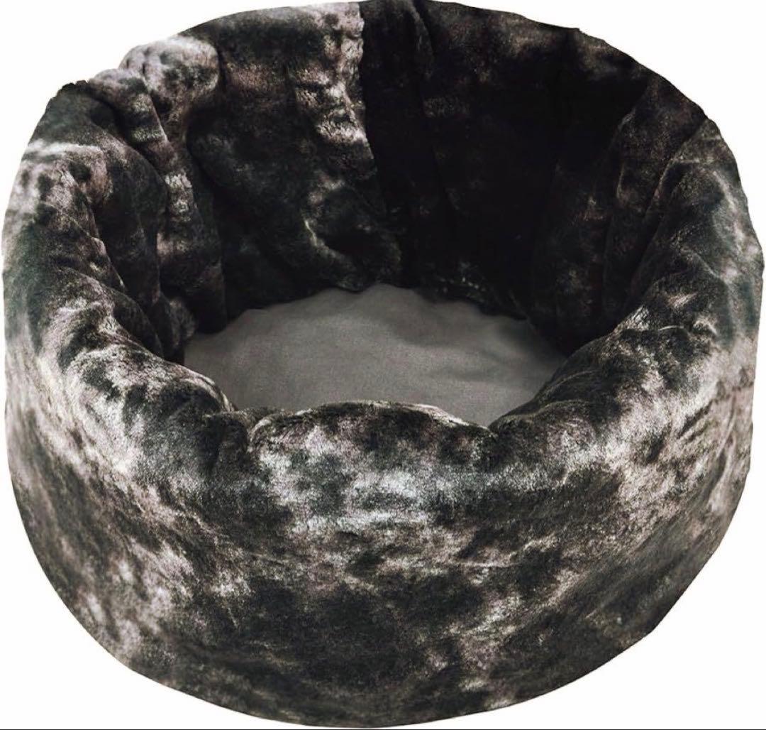 P.L.A.Y スナッグルベッド Ｌサイズ　チャコールグレー　ペット用ベッド