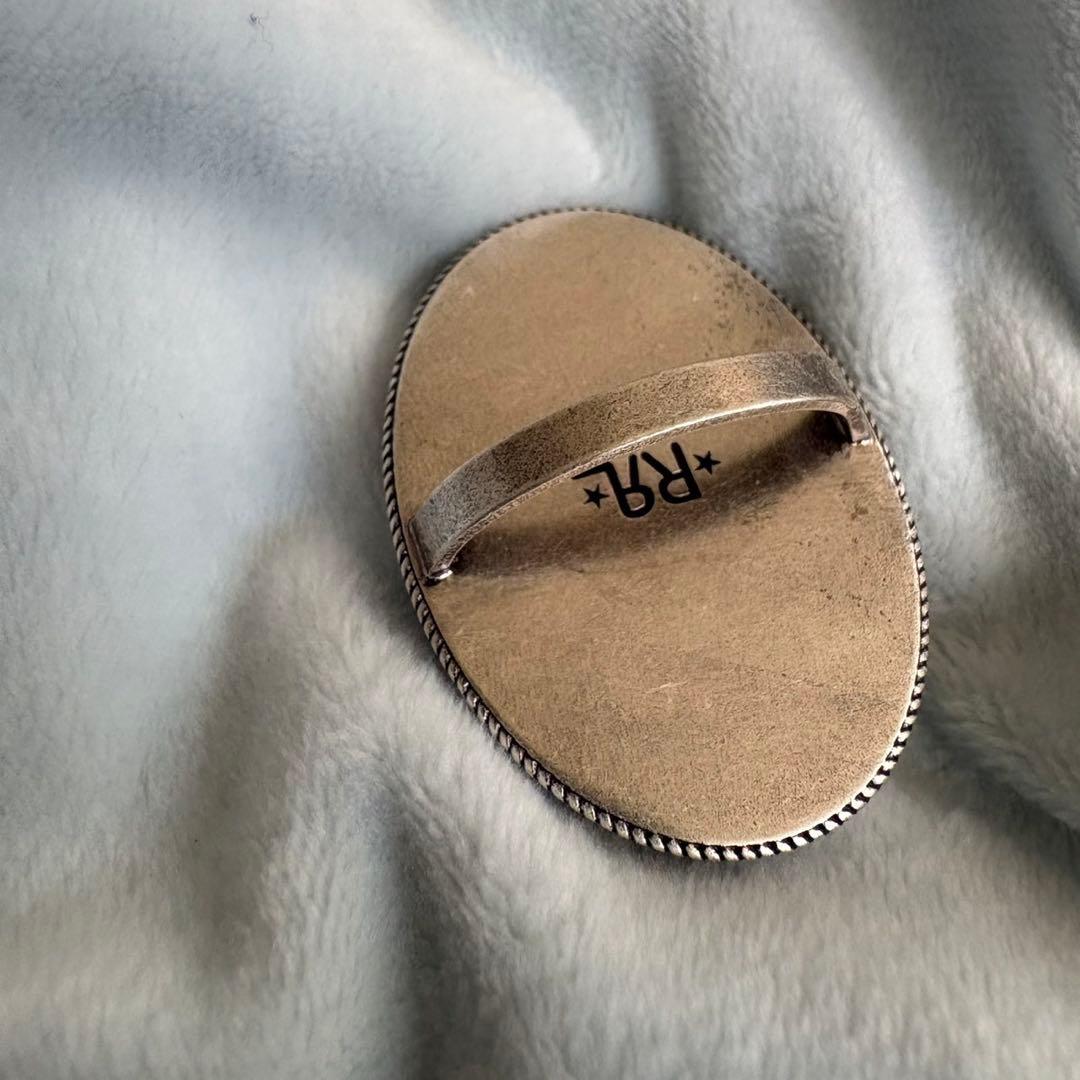 RRL ダブルアールエル　ターコイズ　スカーフリング バンダナスライダー