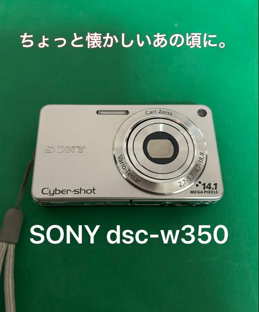 少し懐かしい画質で撮れる。SONY Cyber-shot デジタルカメラ
