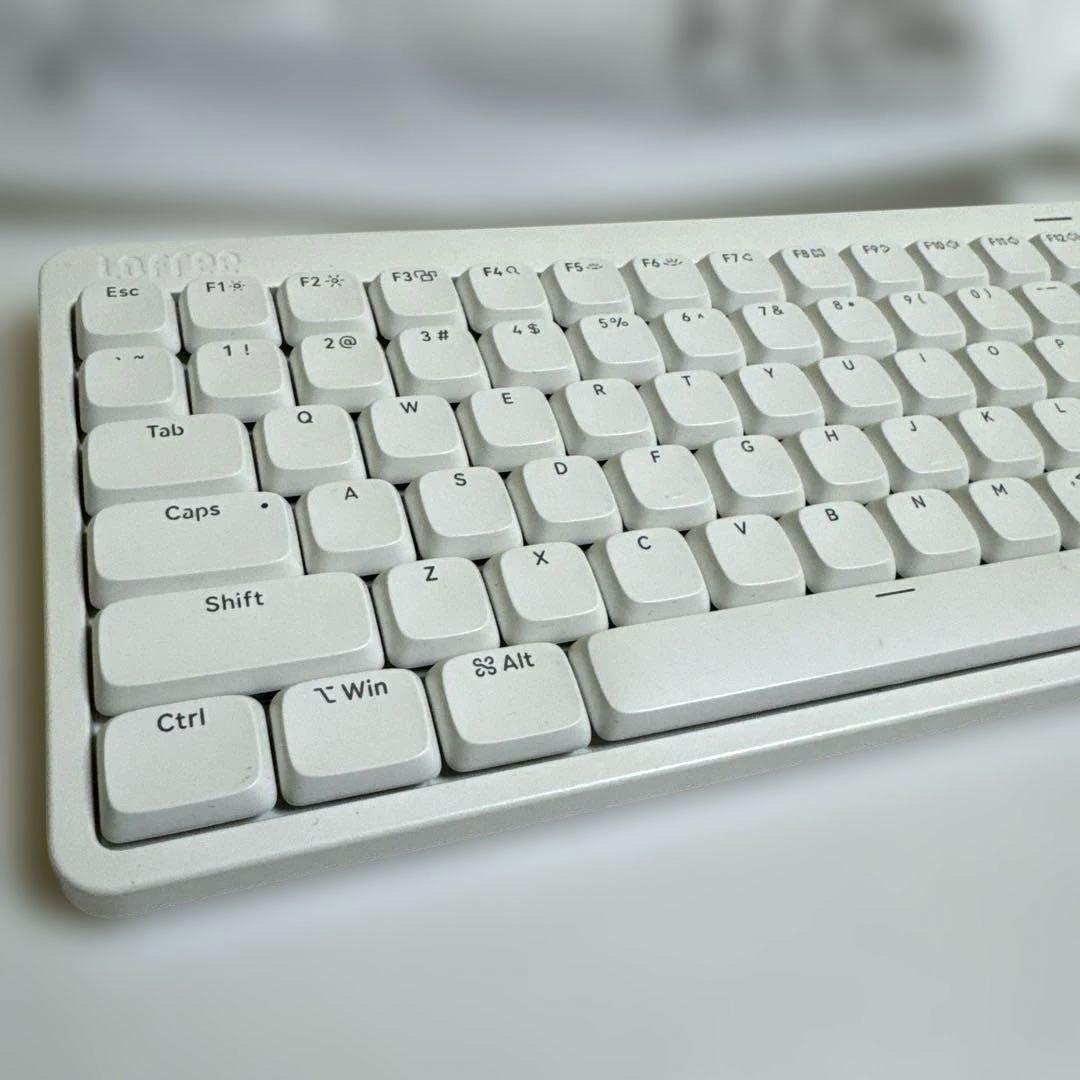 Lofree Flow Lite 84 ホワイト US配列 ロープロキーボード