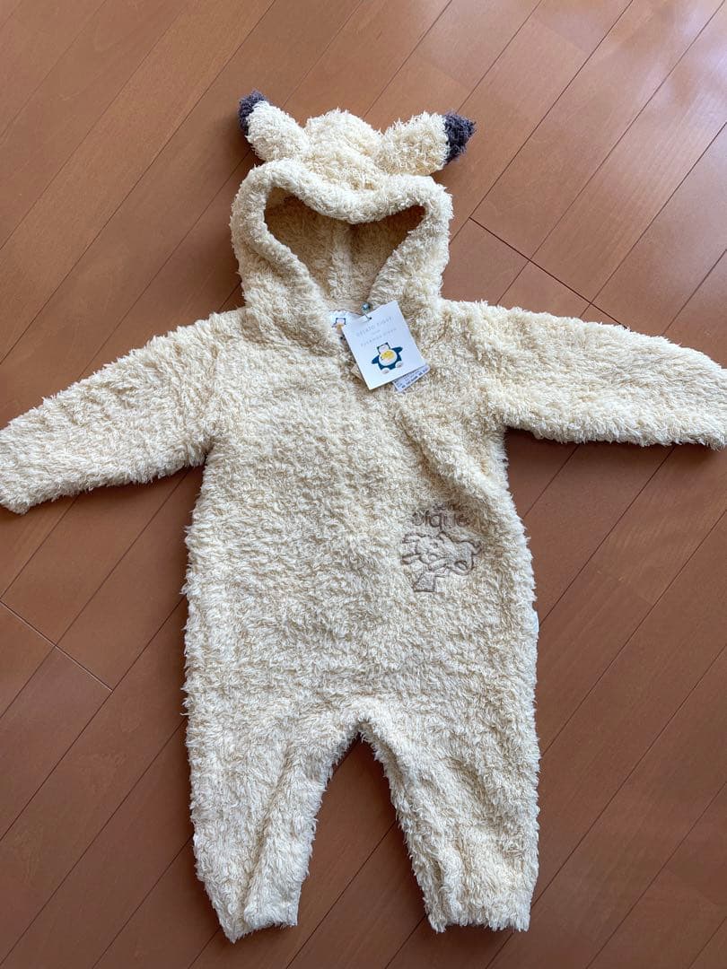 ジェラートピケ ピカチュウロンパース 80cm