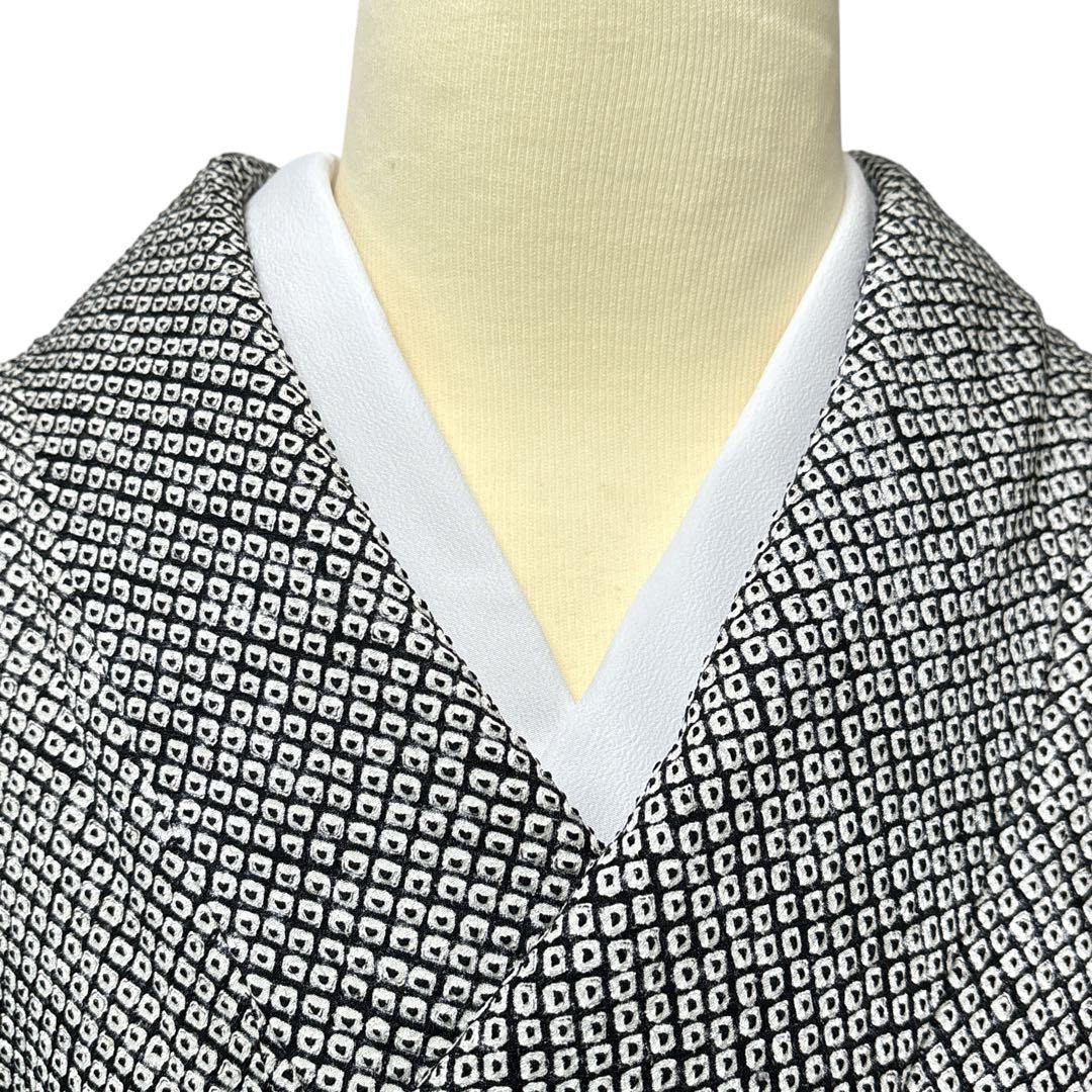 A159愛華 訪問着　総絞り　辻ヶ花　正絹　フォーマル　美品身丈166cm