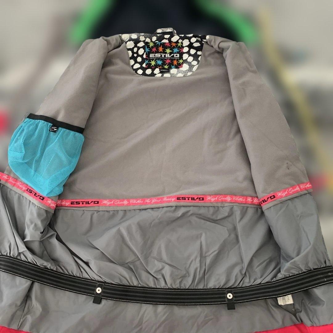 未使用級✨ESTIVOヒョウ柄スキースノーボードジャケットL