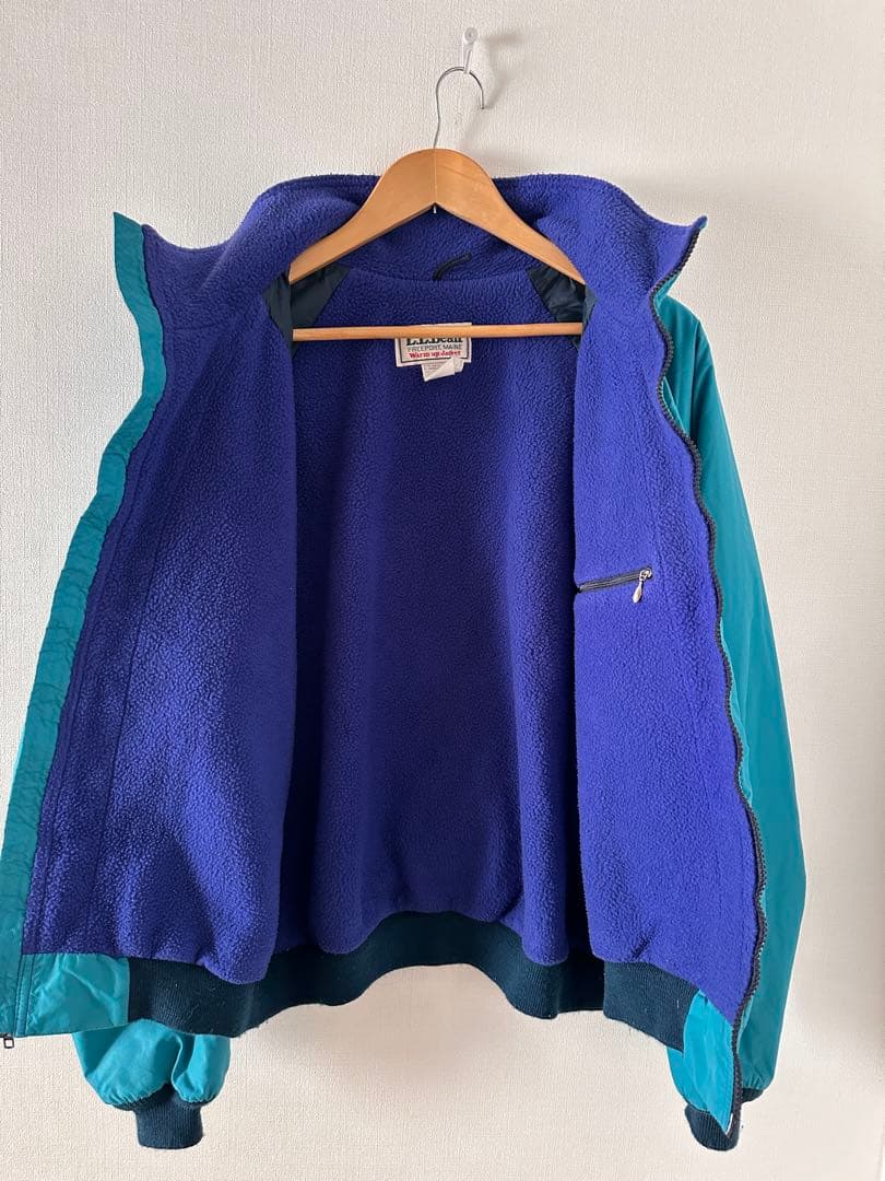 80s USA製 エルエルビーン ウォームアップ ジャケット メンズ L