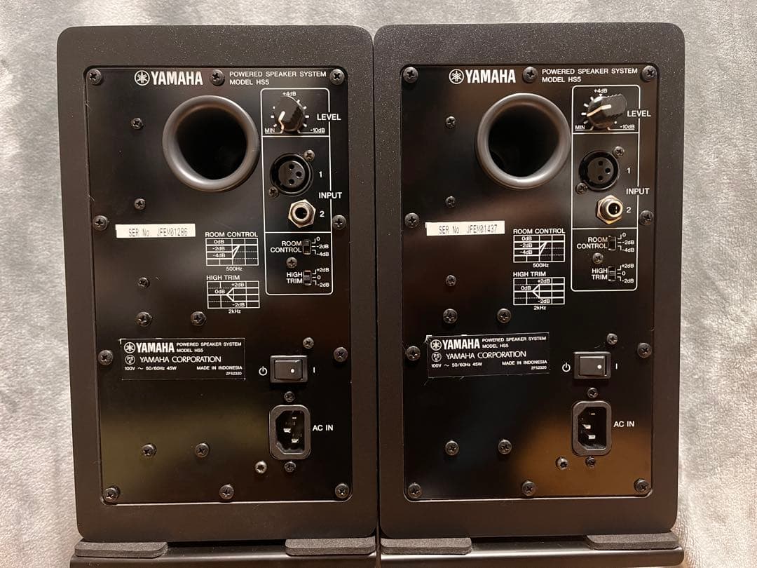 【中古】YAMAHA HS5 (ペア) スタンド・ケーブルセット