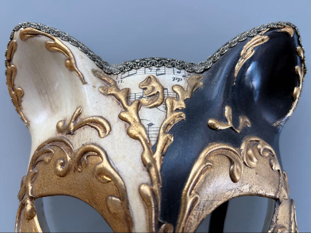 猫型マスケラ アンティーク 古道具 レトロ雑貨 マスカレード 仮面