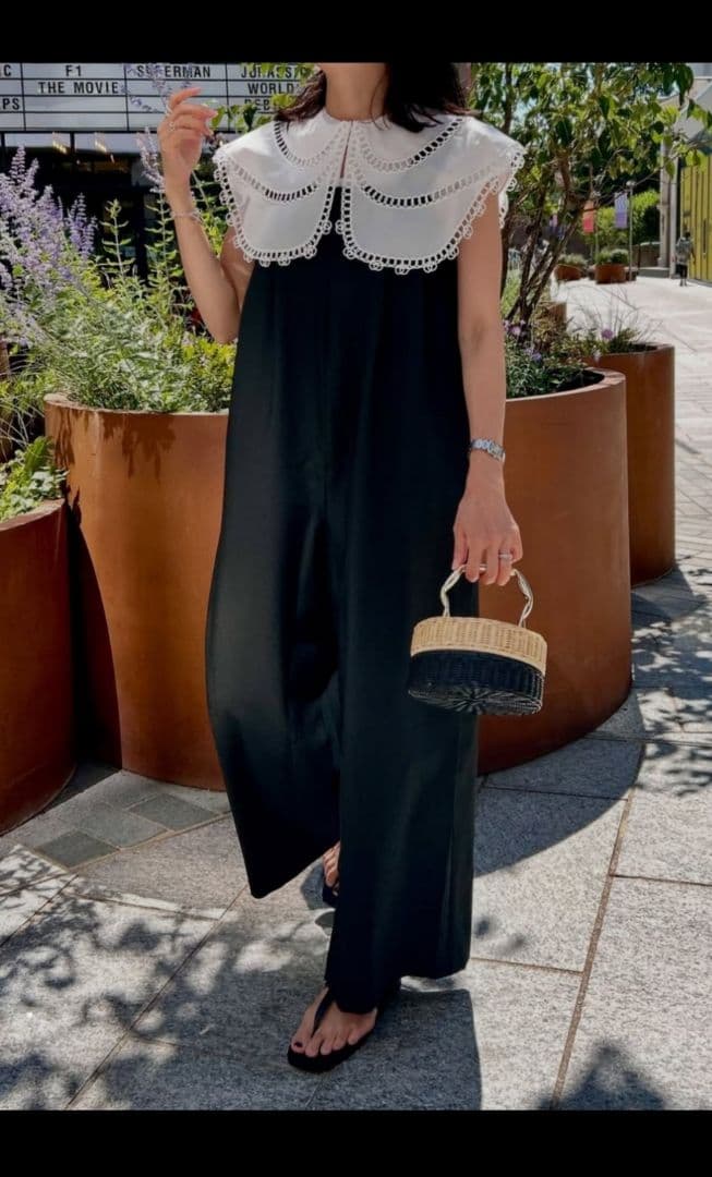 マニマリス　パンケーキ　かごバッグ 　バイカラー　シングル