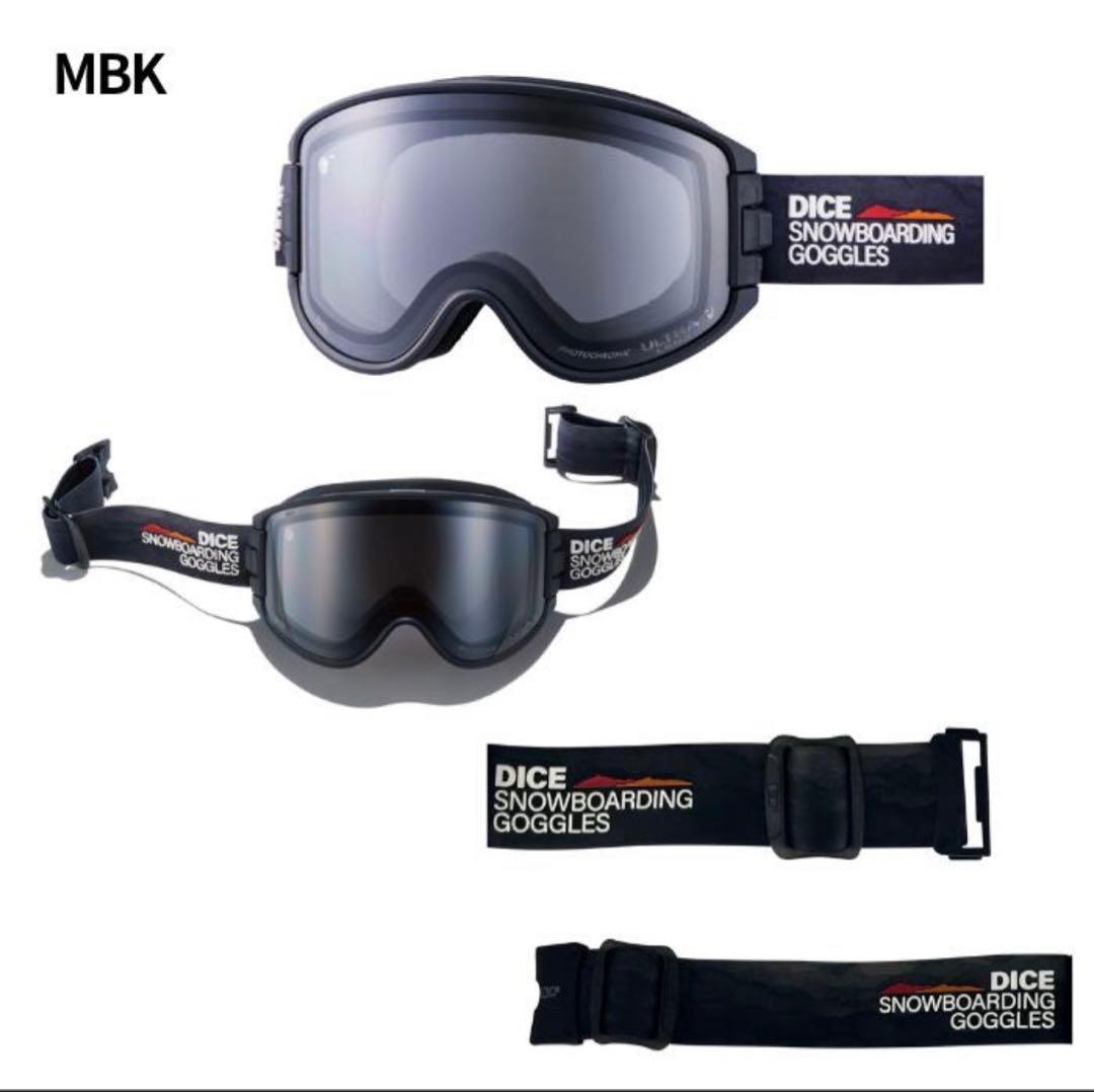 DICE スノーボードゴーグル GM54570 MBK GOODMAN