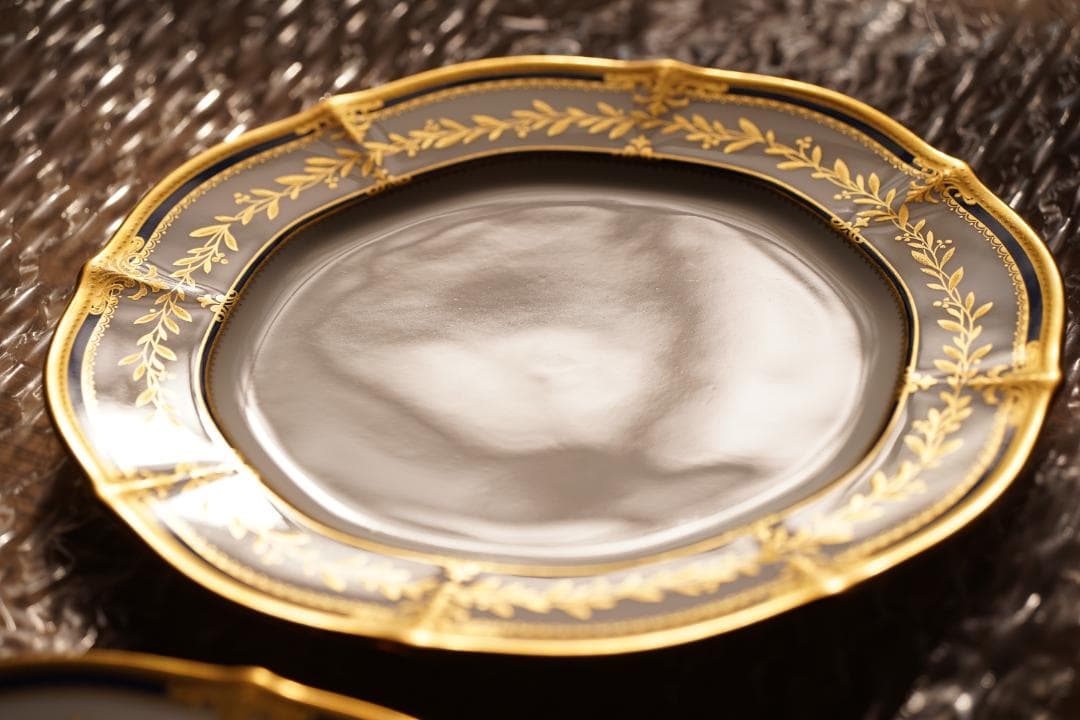 ダイヤモンドコレクション「マジェスティブルー」約18センチ皿６枚 by ノリタケ