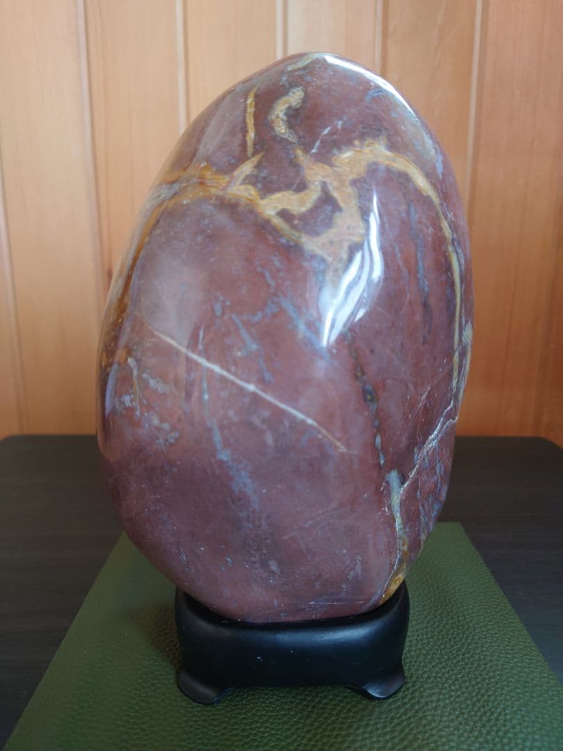 津軽　錦石 鑑賞石　青森県津軽西海岸　自然石　盆石　水石　赤石