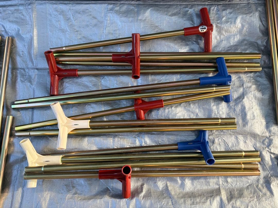 【hito2様用】オガワ　ロッジシェルターTC【ポール、ペグ他】②