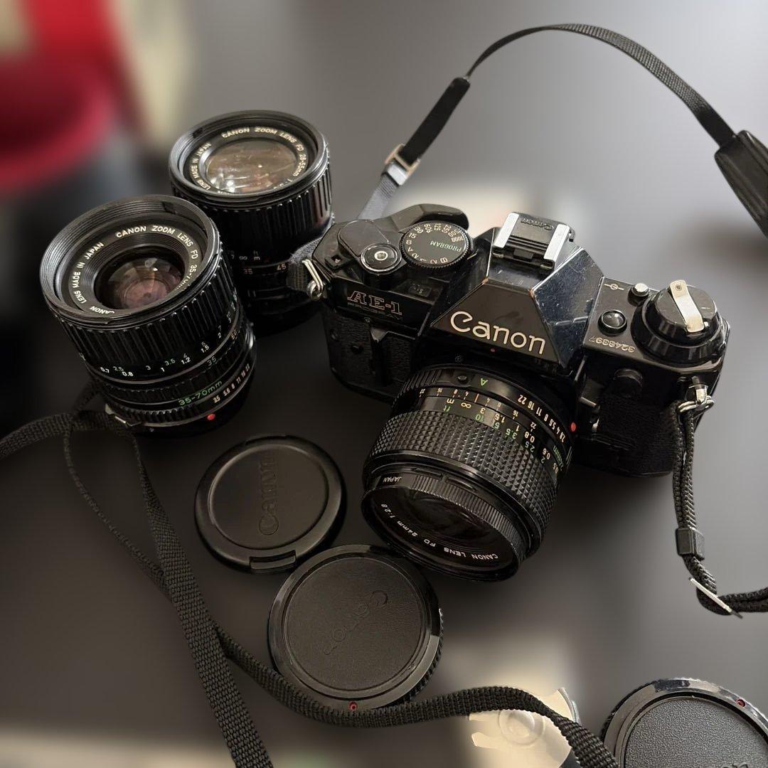 Canon AE-1PROGRAM いろいろセット　ジャンク品 使用説明書付き