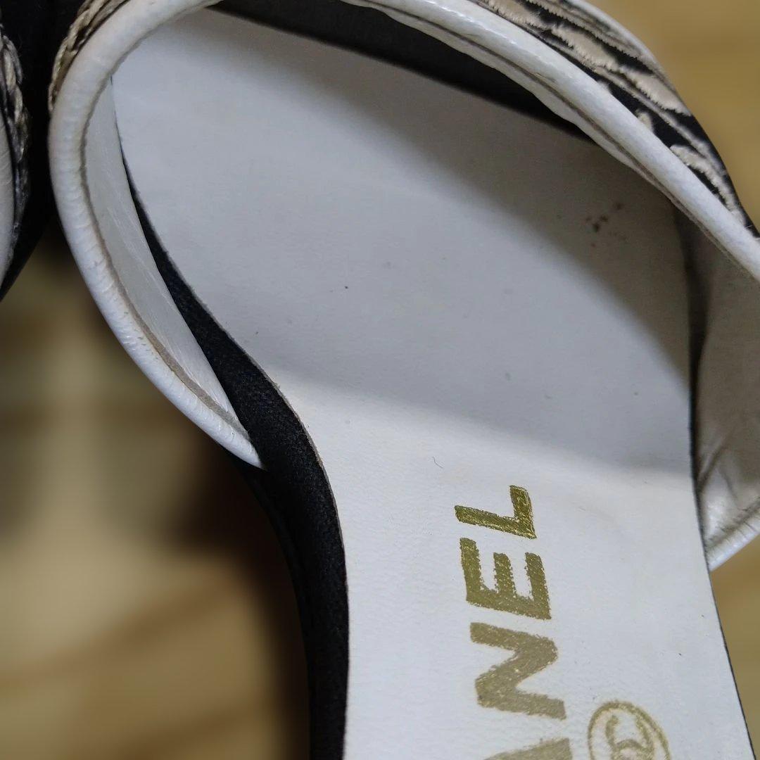 確実正規品！レア　シャネルミュール　シャネルサンダル　シャネル靴　CHANEL