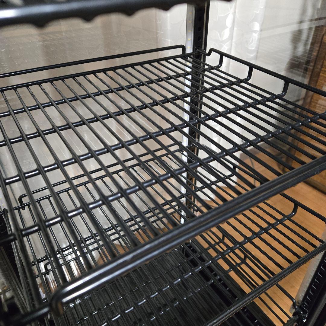 レマコム 105L 4面ガラス 冷蔵ショーケース R4G-105SLB