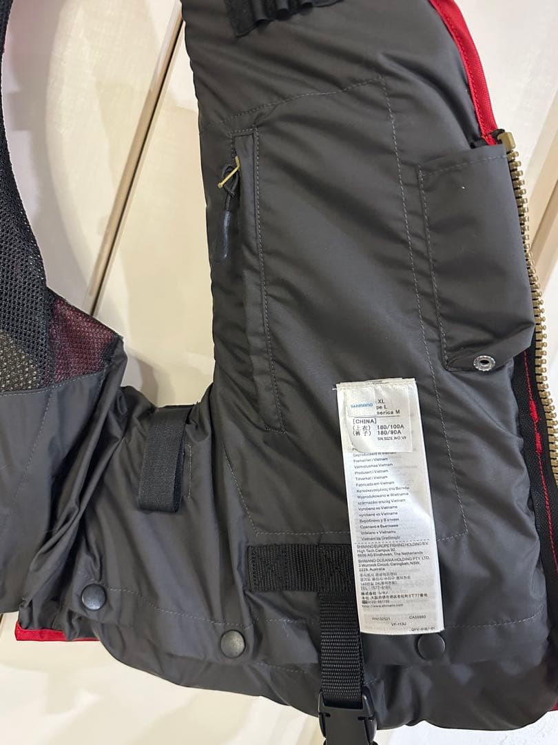 SHIMANO ファイアブラッド フローティングベスト XL VF-113U