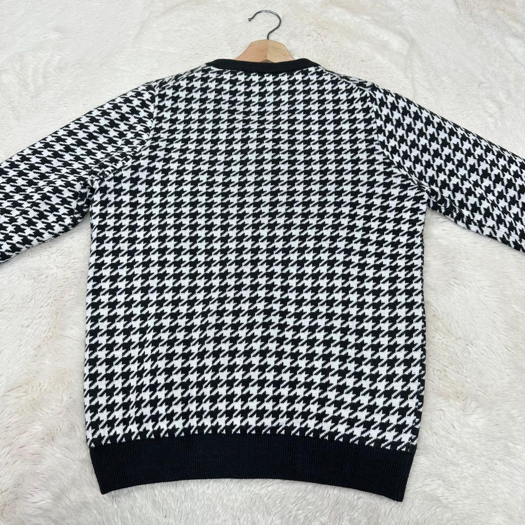 ✨美品✨キャロウェイ ゴルフ ニット セーター 千鳥格子 裏地付き 防風 金刺繍