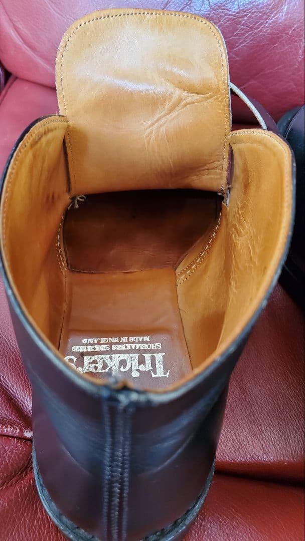 ウ*ル様 稀少＜TRICKER'S BOX CALF E BOOTS＞