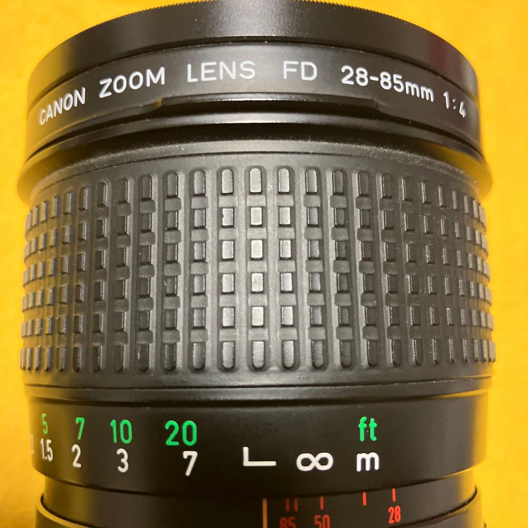 完動品キャノンFTB-QLブラックボディ+ズームレンズFD28-85mm