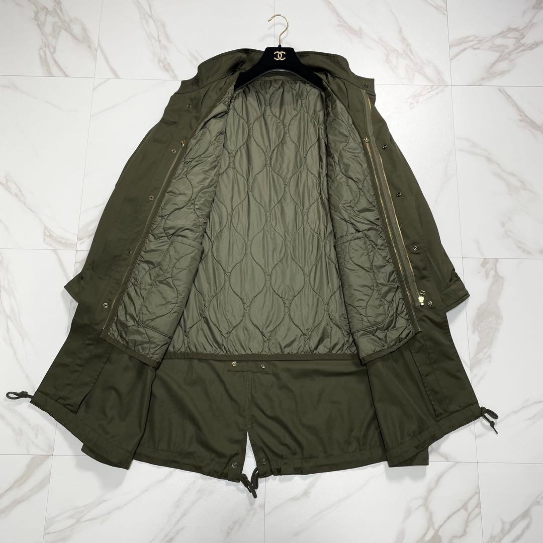 近年✨SHENERY ロング モッズコート ライナー付　3way カーキ