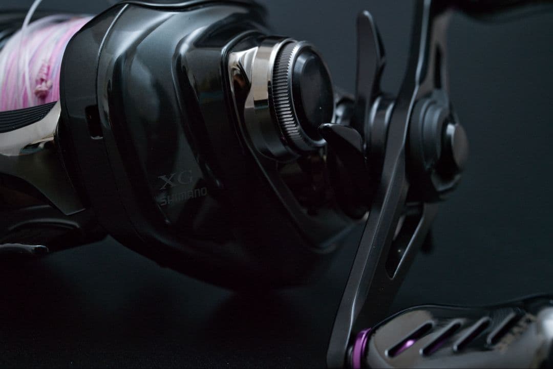 「美品シマノ 23アンタレスDCMD XG リブレ限定ハンドルノブPEライン付き