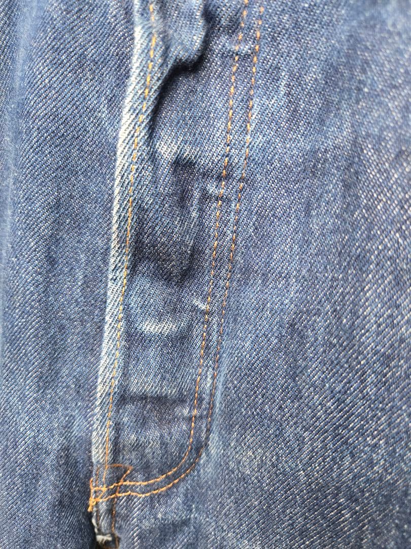 完成された縦落ち 希少W34 内股シングル Levi's 501