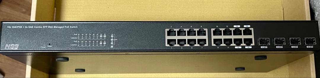 【新品】NSS NSIE8164GSE ギガビット対応PoEスイッチングハブ