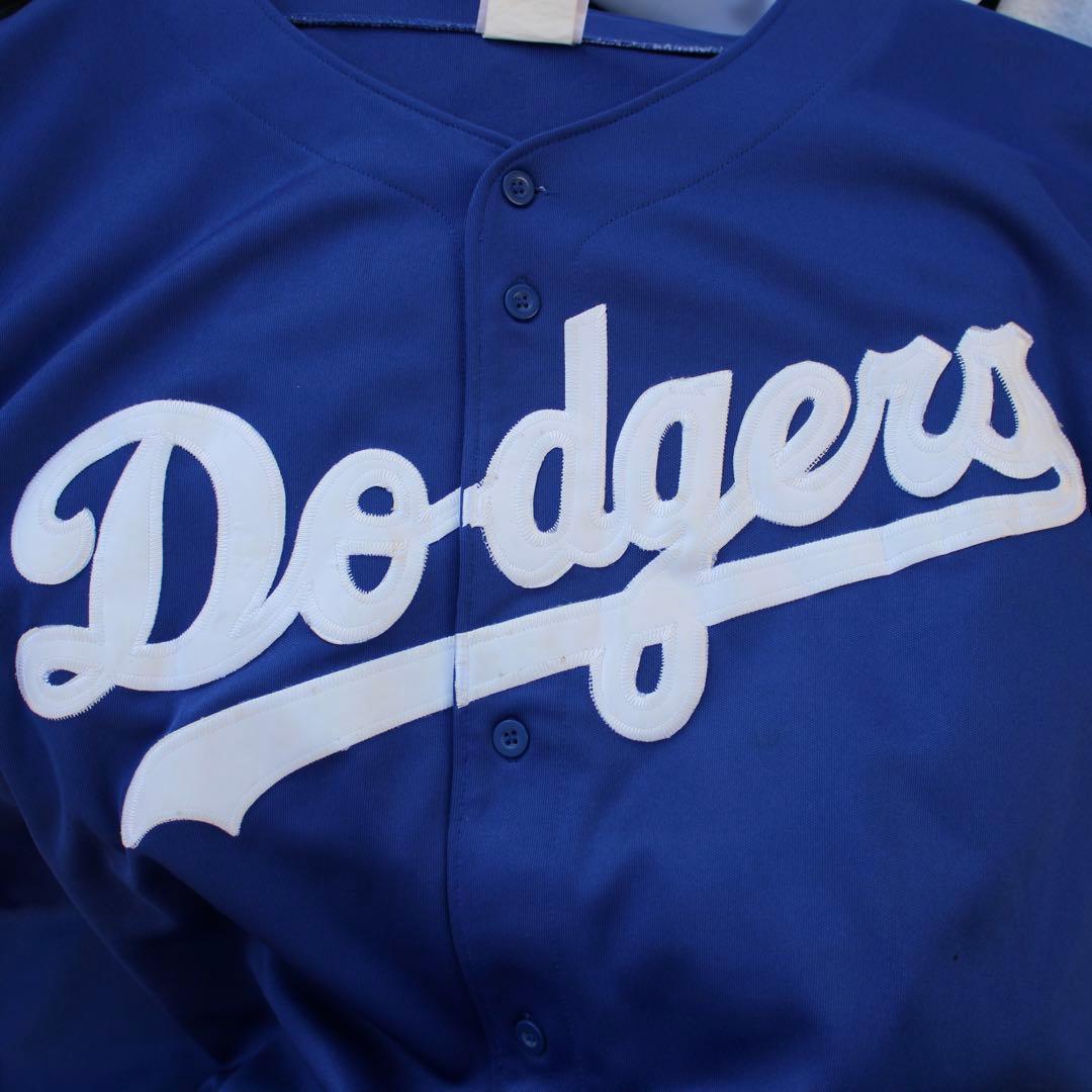 Majestic 00s ロサンゼルス ドジャース XXL 古着ゲームシャツ