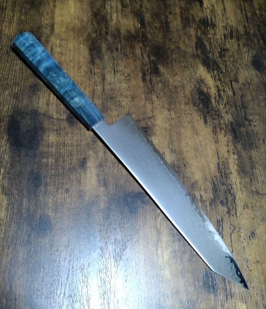 関　打刃物　寛丈　SG2 粉末ハイス 切付和　牛刀 240mm