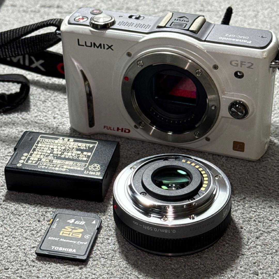 ☆動作OK Panasonic DMC-GF2 レンズ付き14mm F2.5