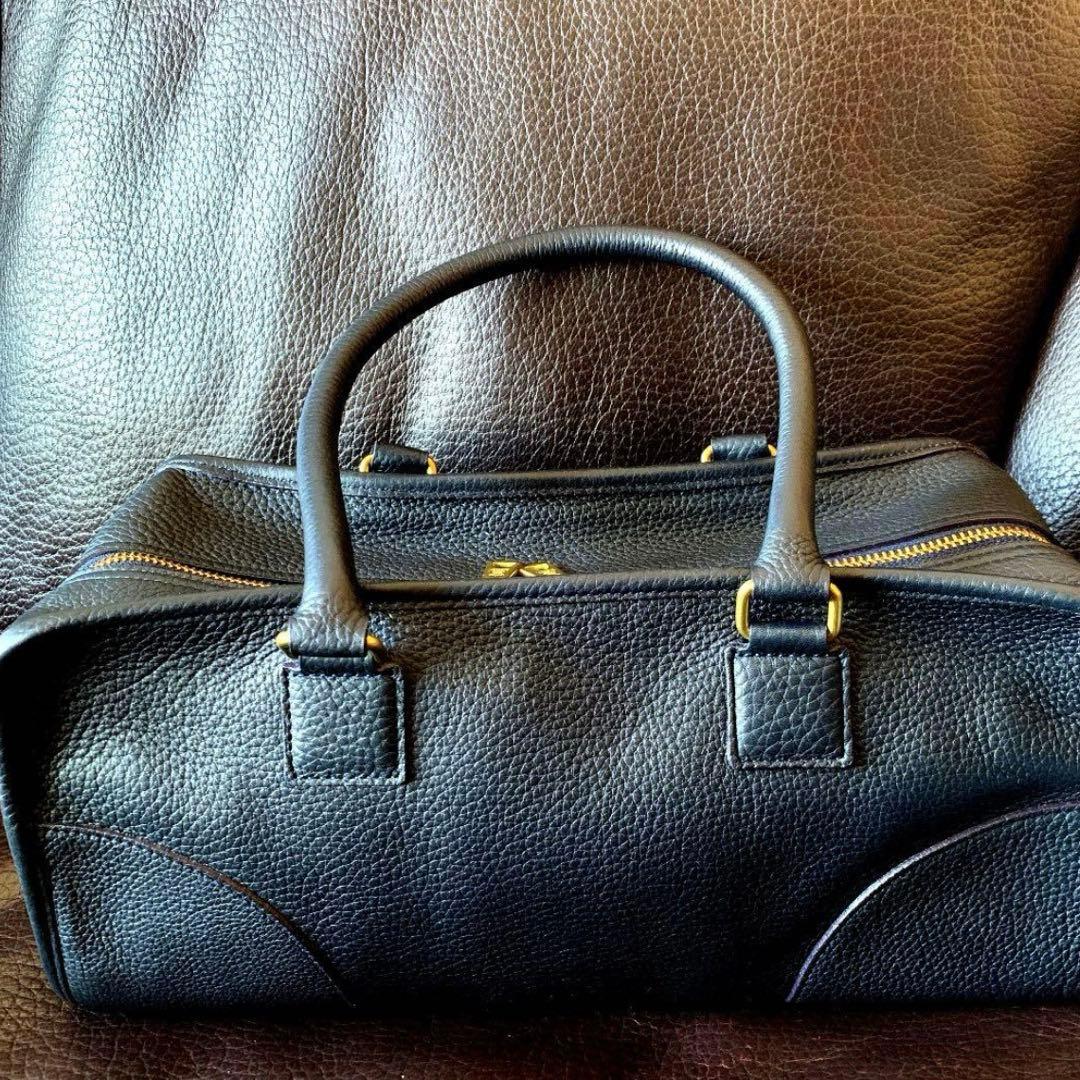 超美品☆ADMJ ファーデザイン ボストンバッグ