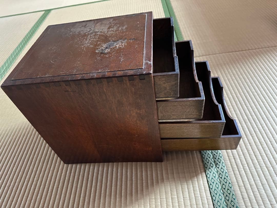 昭和レトロ　アンティーク　引き出し　古道具　ヴィンテージ　木製家具