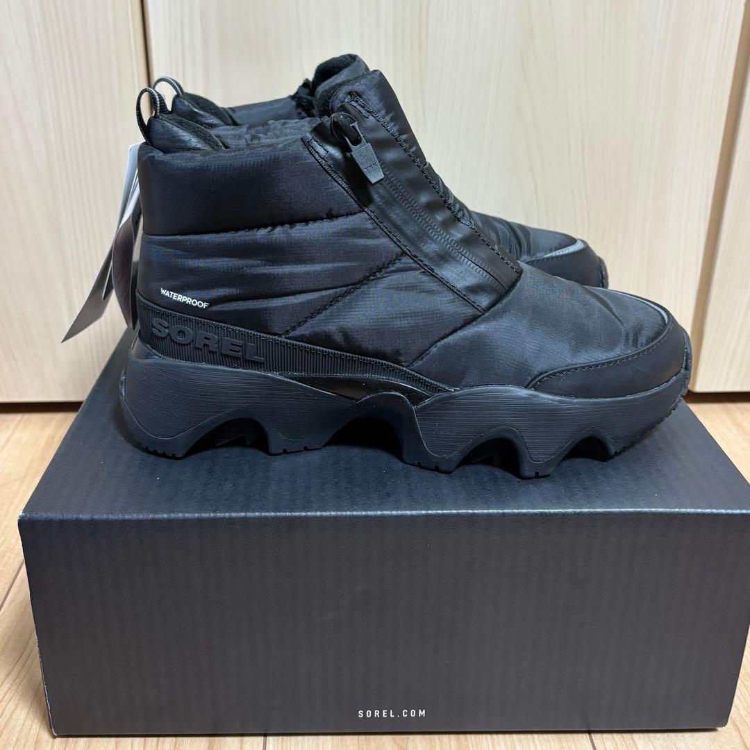 ★me★SOREL キネティックインパクト パフィージップブーツ 24.5