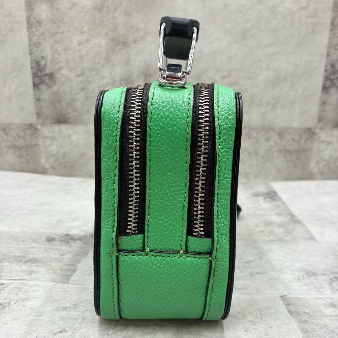 ✨稀少カラー✨美品✨マークジェイコブス　ショルダーバッグ 2way レザー　緑