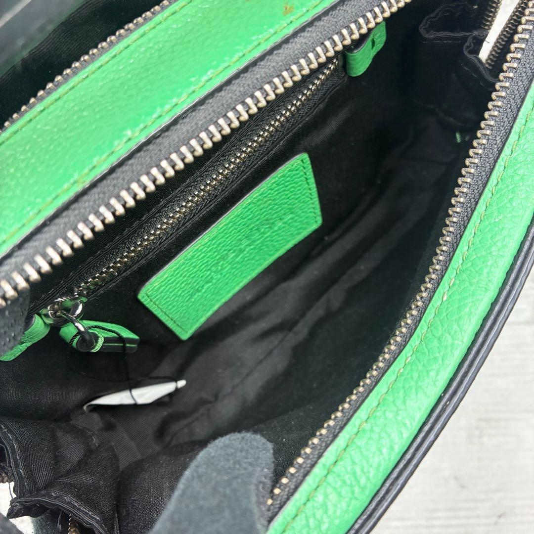 ✨稀少カラー✨美品✨マークジェイコブス　ショルダーバッグ 2way レザー　緑