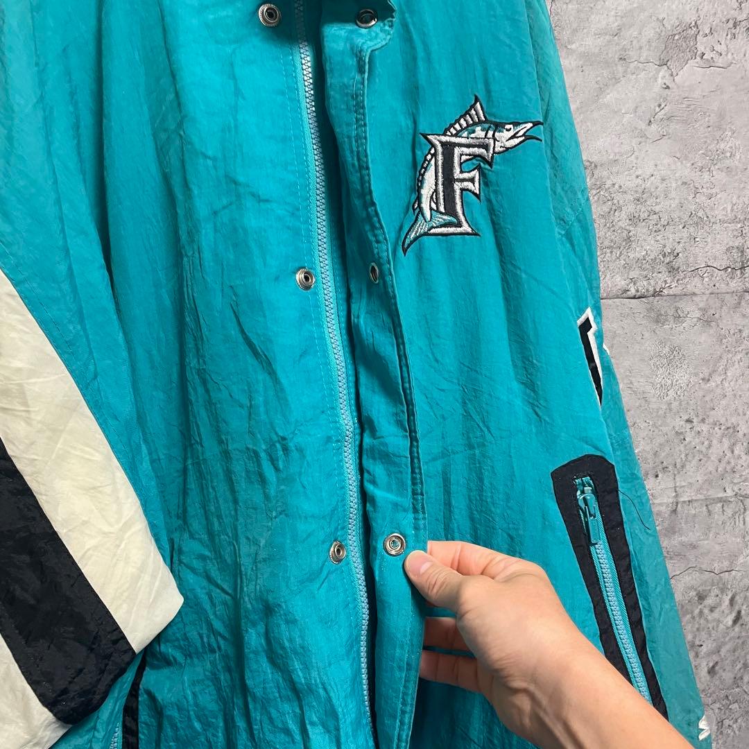 MLB メジャーリーグ マイアミマーリンズ　野球チーム　古着　L