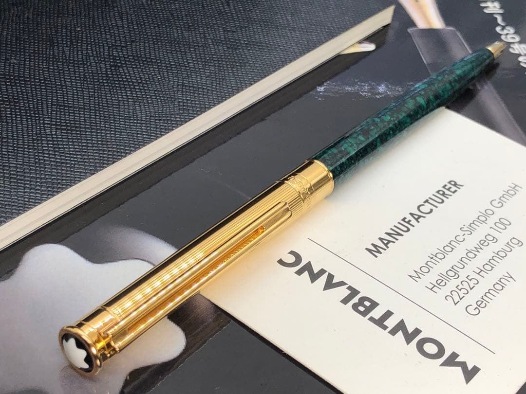 モンブラン　★幸運を導くグリーン・メノウ・入手困難な逸品！★最高級★未使用保管品