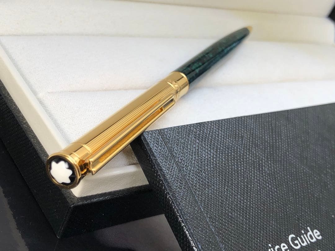 モンブラン　★幸運を導くグリーン・メノウ・入手困難な逸品！★最高級★未使用保管品