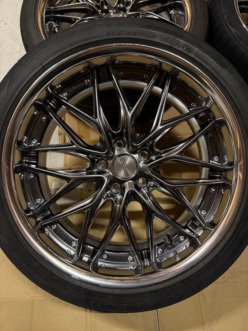 ワーク クヴェル20㌅ ダンロップルマンv245/40R20 4本セット