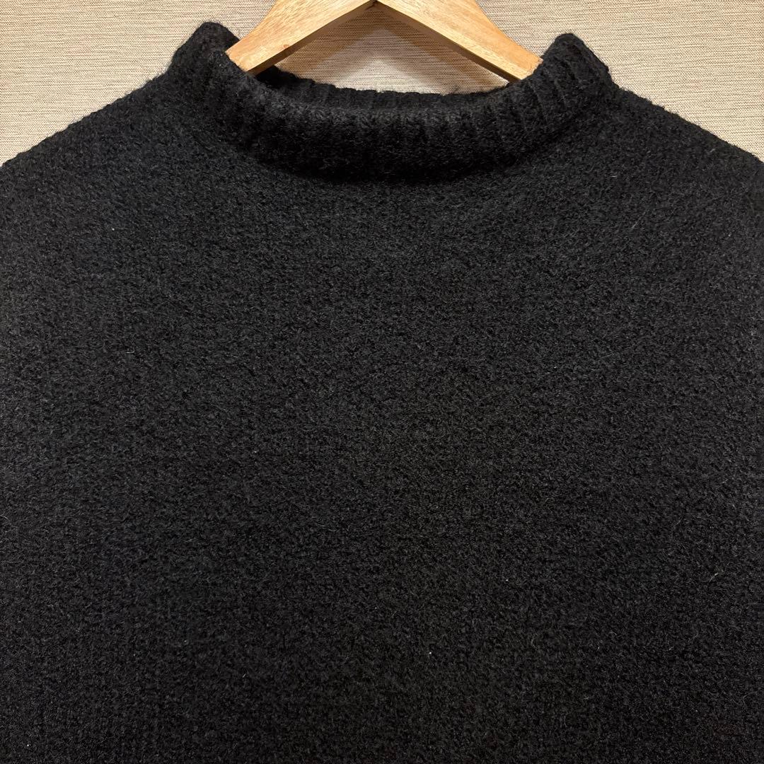 そ*様 AURALEE ブラック ニットセーター SUPER MILLED KN