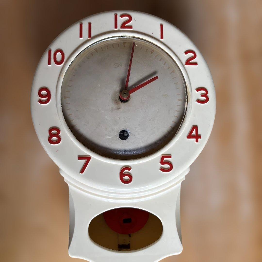 スミス社製　振り子時計　アンティーク