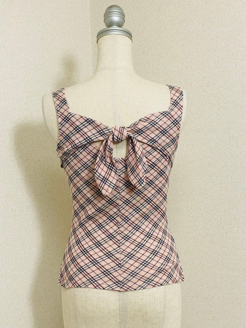 BURBERRY BLUE LABEL バックリボン キャミソール