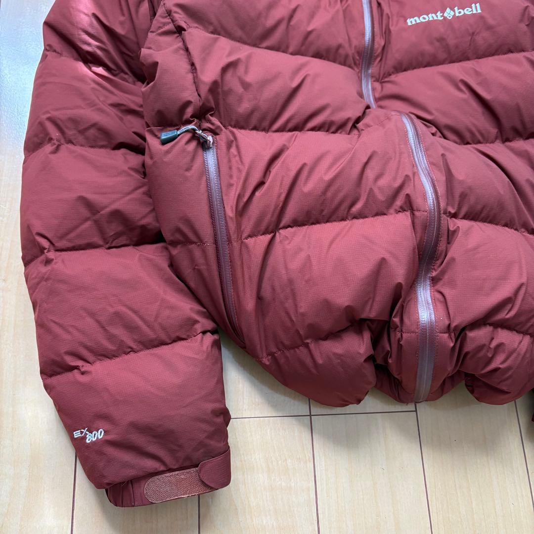 モンベル パーマフロスト ライトダウンジャケット ゴアテックス ボルドー　L