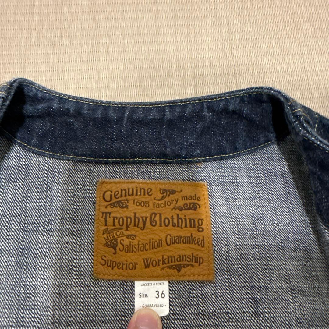 Trophy Clothing ダートデニムベスト 36サイズ