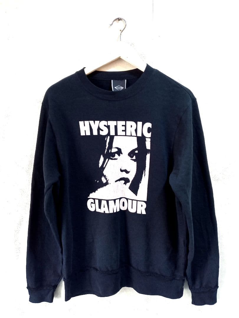 ヒステリックグラマー　スエット　トレーナー　90s　ビンテージ　ブラック　y2k
