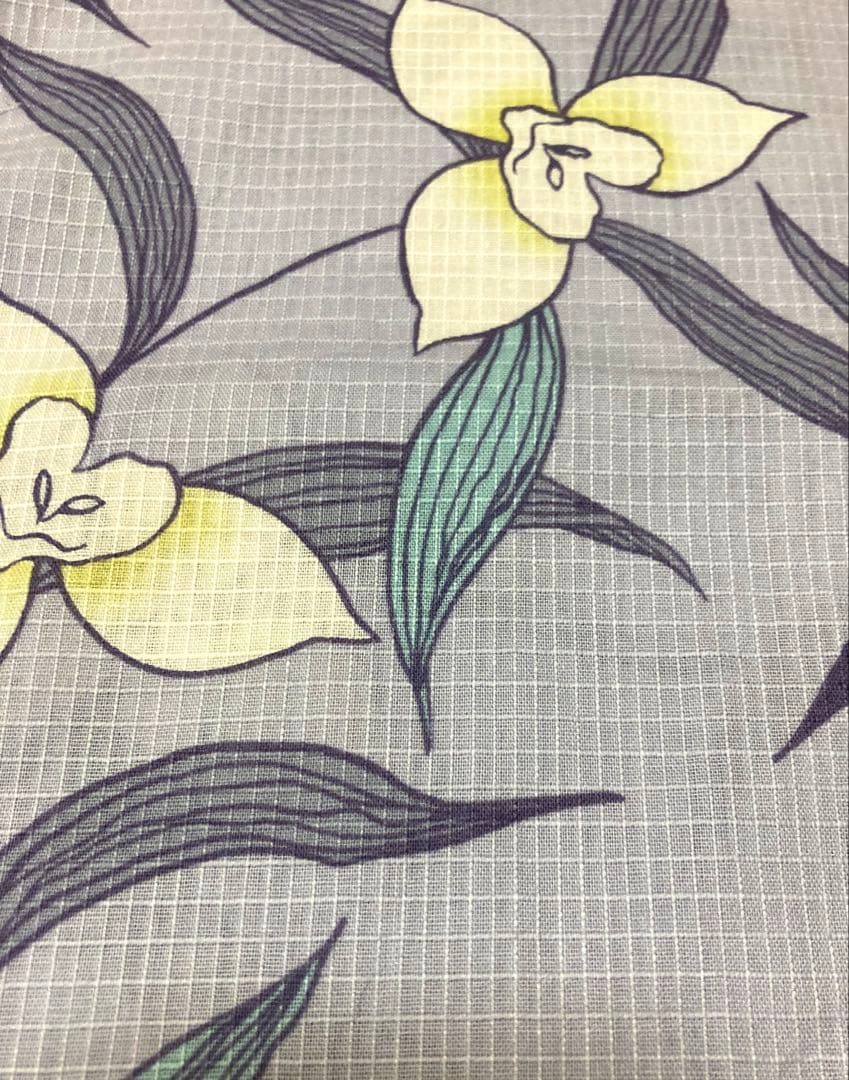 【専用です】二部式浴衣　あやめ柄　うたたね+作り帯　パタパタ結び風