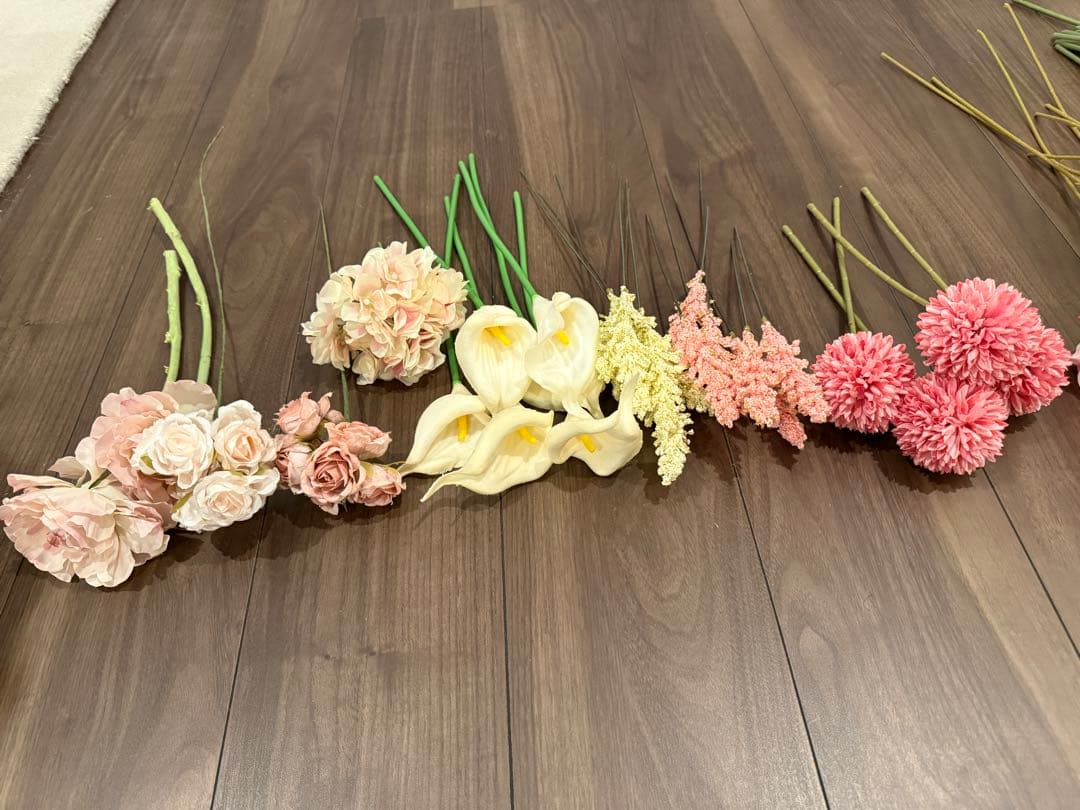 造花　薔薇　ローズ　結婚式　ピンク　高砂　ブーケ