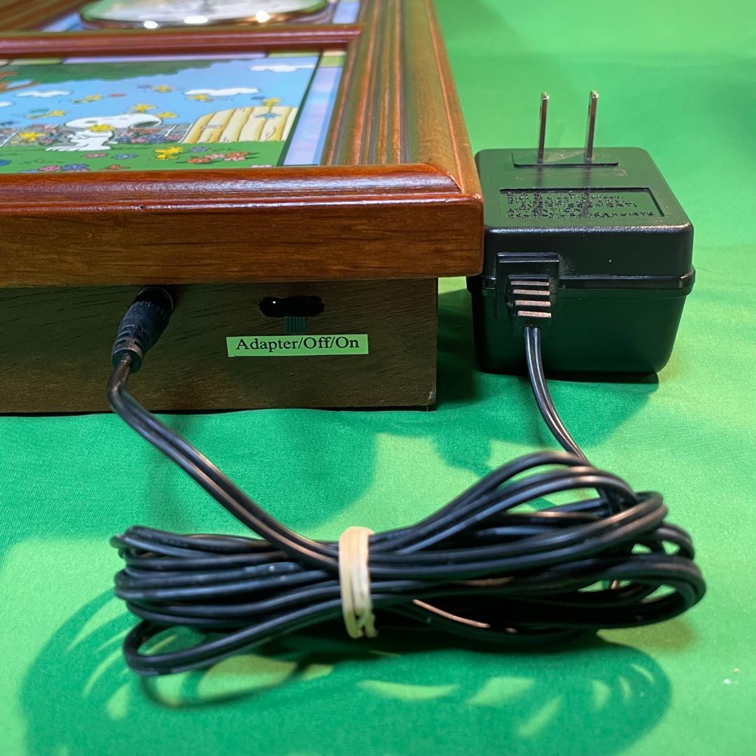 ダンバリーミント スヌーピー ステンドグラス 掛時計 ピーナツ