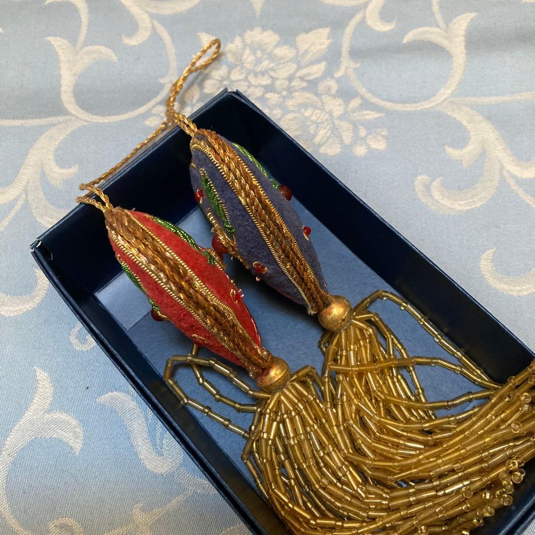 【希少】TILIA チリア 田川啓二 ハート型 オーナメント 2個 黒柳徹子