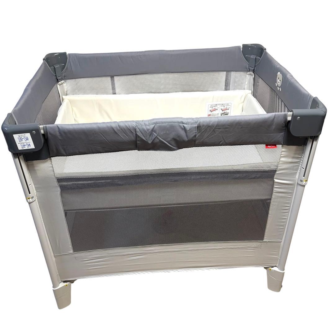 極美品 アップリカ Aprica ココネル エアー AB ベビーベッド ベア 熊