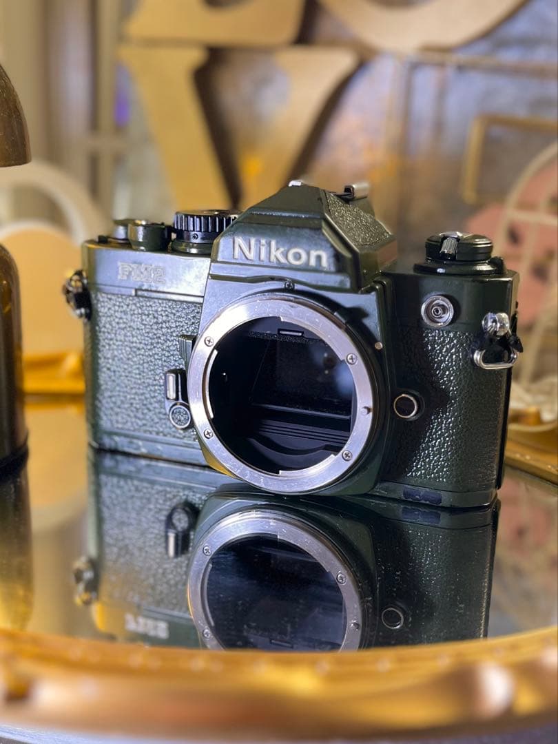 Nikon FM2 New カスタム ミリタリーグリーン ワンオフ塗装ボディ